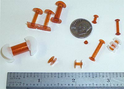 Kapton and Kapton-Teflon bobbins.